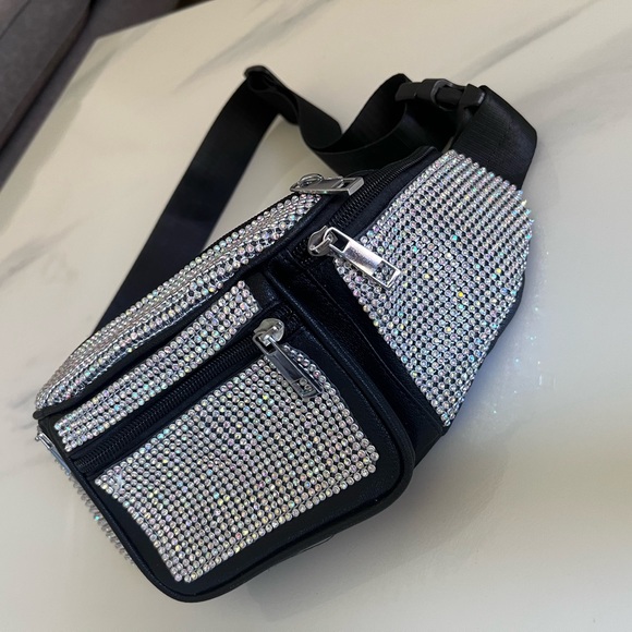 poster girl Handbags - Poster girl rhinestone fanny pack